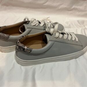 LOFT Gray and Snakeskin Women's Sneakers